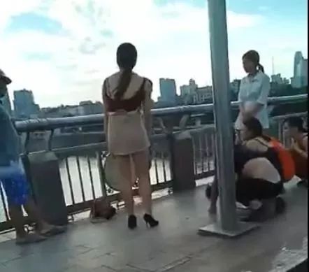 柳州红光大桥一女子跳桥?仔细看看到底在哪儿