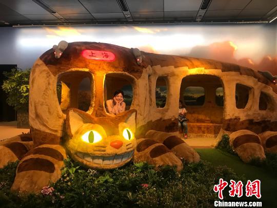 7月1日，吉卜力大展在上海开幕。　郑莹莹 摄