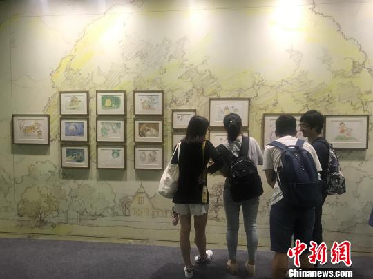 7月1日，吉卜力大展在上海开幕。　郑莹莹 摄