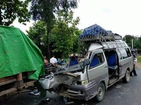 缅甸瓦城突发车祸，致3死6重伤！