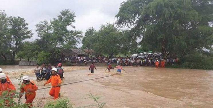 缅甸30万英亩良田受灾，稻子、玉米等农作物毁于一旦