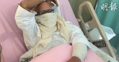 香港一工人被钢筋插手臂送医 等5小时仍未安排手术