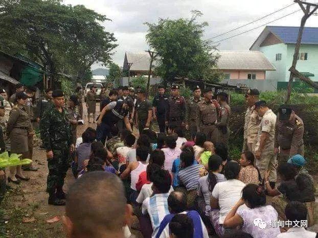 在泰国的1500名缅甸劳工被抓！