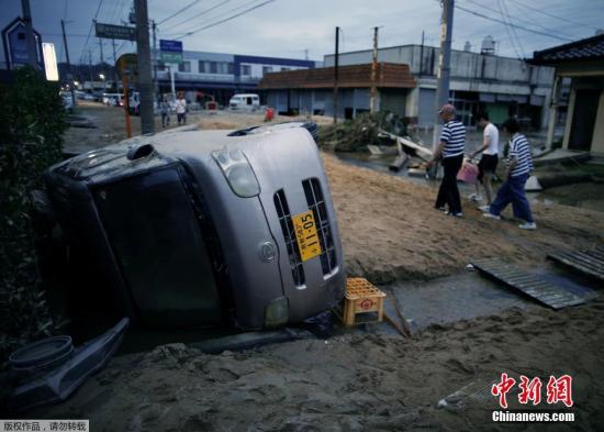 日本暴雨肆虐灾情继续扩大 死亡人数已升至100人