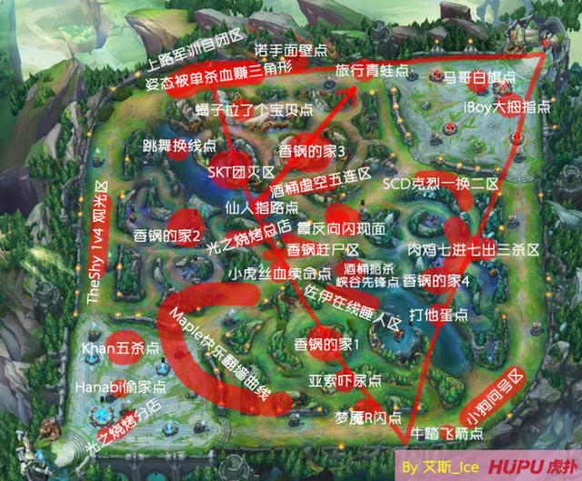 洲际赛峡谷旅游地图 这些梗你都知道吗