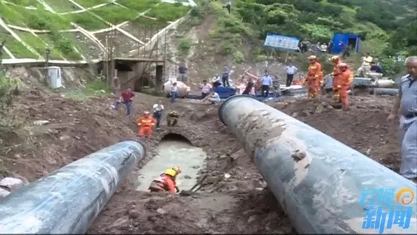 云南玉溪一水库扩容工程发生围堰垮塌事故，致5死一伤