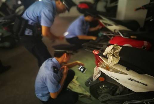 地网开始主动出击,查获32辆被盗电动车.