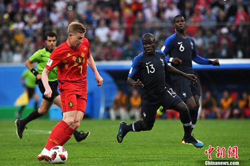 乌姆蒂蒂头槌建功！法国1:0战胜比利时挺进决赛