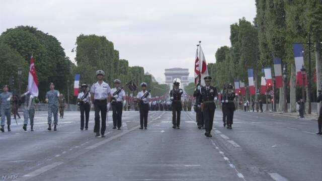受邀参与法国大革命纪念阅兵式 日本陆上自卫队员忙彩排