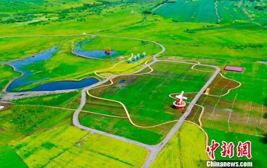 图为航拍小滦河国家湿地公园 张桂芹 摄 图为航拍小滦河国家湿地公园 张桂芹 摄