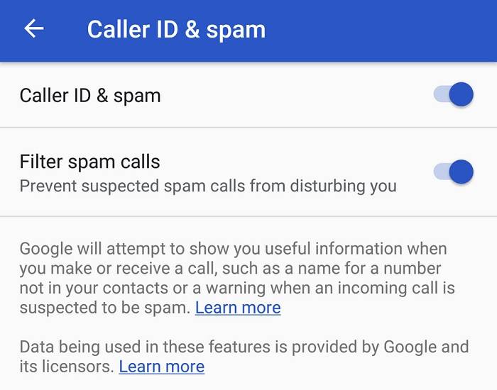 新版的Google Phone App可以拦截骚扰电话