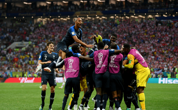 特朗普：祝贺法国队赢得世界杯 也祝贺普京和俄罗斯