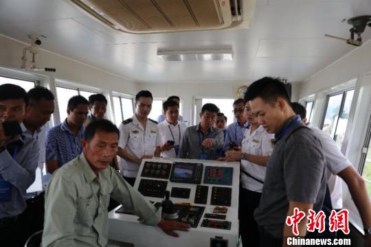 澜沧江―湄公河流域5国海事搜救人员到佛山实践交流