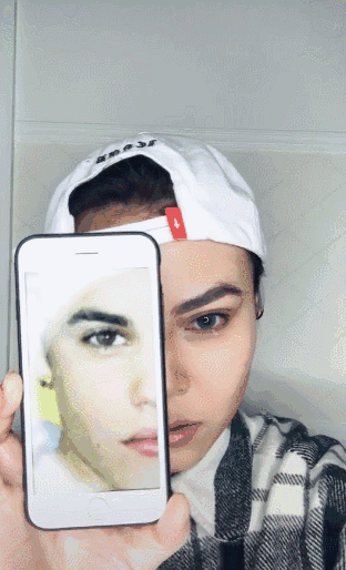 抖音上小姐姐化妆前vs化妆后,神级化妆术是谁教的?