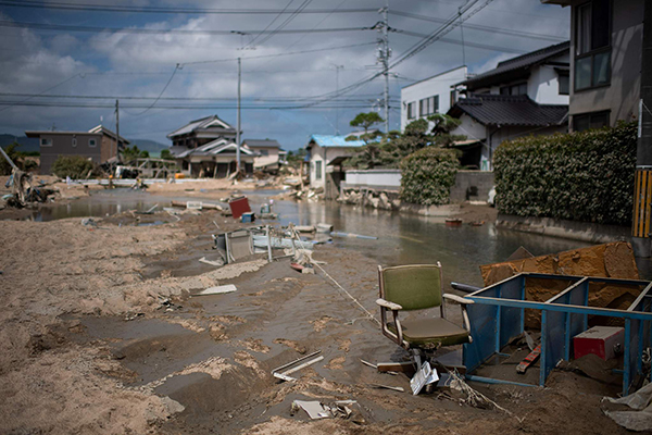 西日本暴雨遇难人数增至223人，仍有4800人在外避难