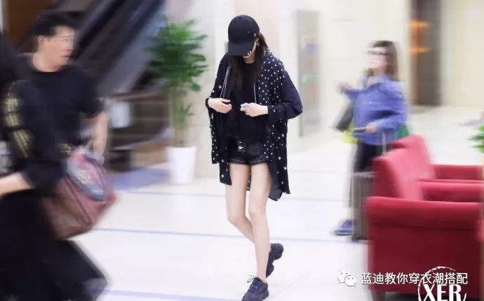 杨幂,关晓彤,郭碧婷机场私服,活动私服搭配