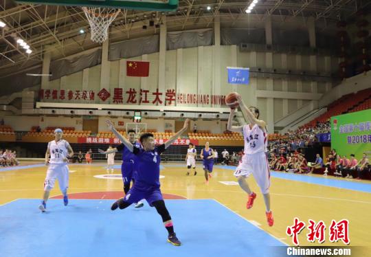 中国26支聋人篮球队齐聚冰城赛高低
