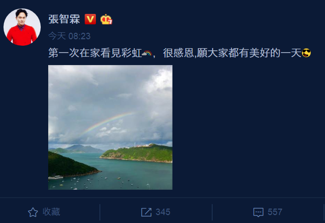 张智霖泄露自家豪华海景房位置，网友称坐缆车看到过