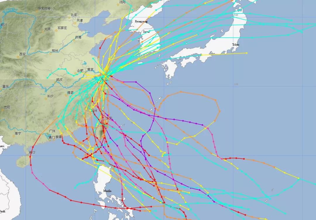 台风“安比”成为1949年以来直接登陆上海的第3个台风