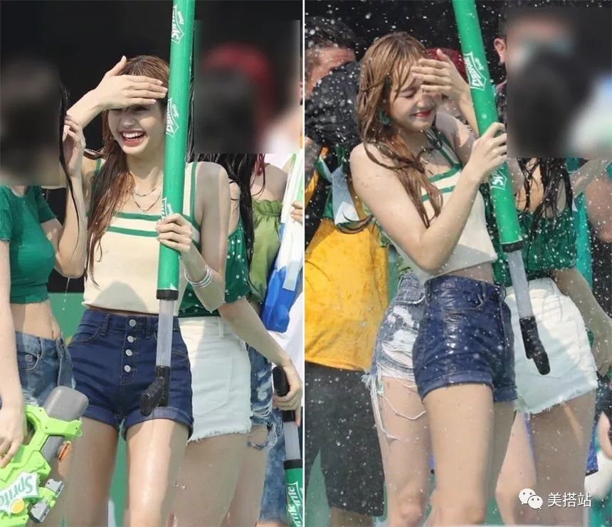 泰籍韩歌手LISA，夏日造型堪比全球限量芭比，神级身材征服无数人！