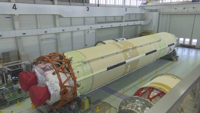 日本H2B型运载火箭7号机机体完工 预计2018年9月发射升空