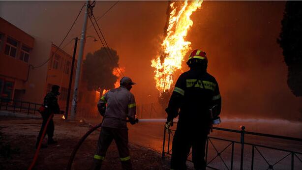 希腊大火恐造成至少50人死亡上百伤 近十年来最严重火灾