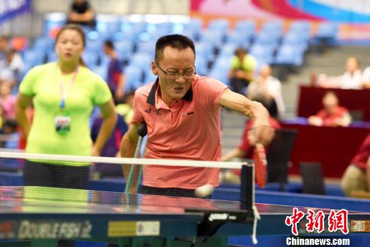 全国78名残疾运动员甘肃角逐乒乓“最强王者”