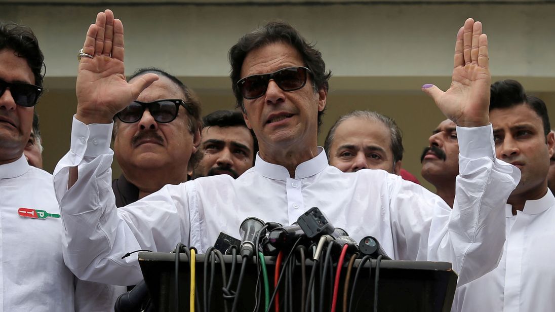 快讯：伊姆兰·汗宣称当选巴基斯坦总理