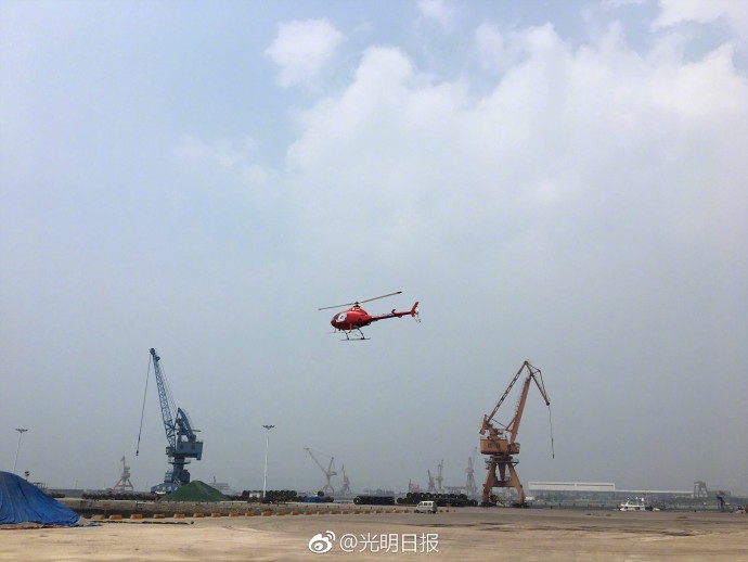 中国自主研发翔鹰-200无人机完成试飞