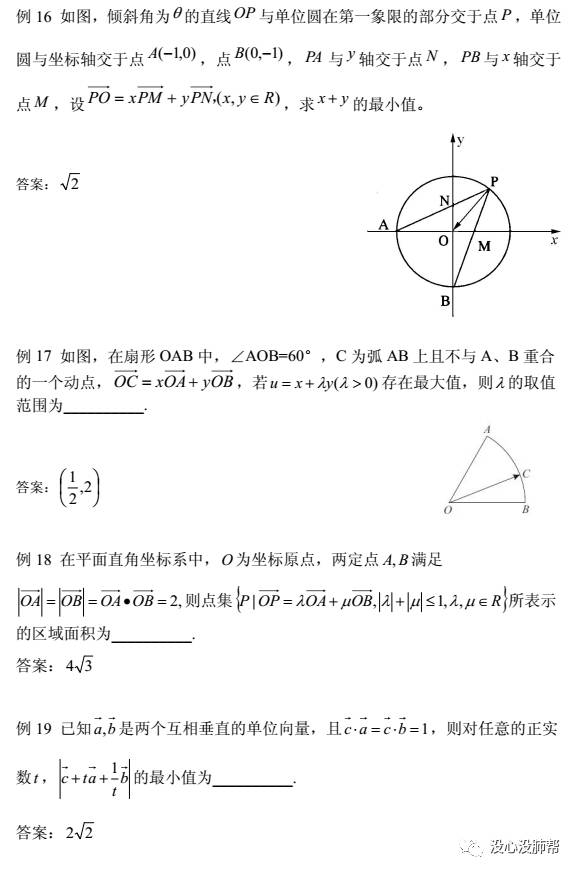 《等值线法解一类向量题》