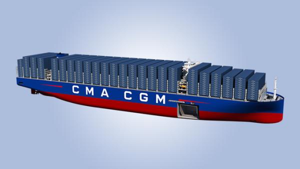 世界最大集装箱船在上海开建，首制船预计明年交付