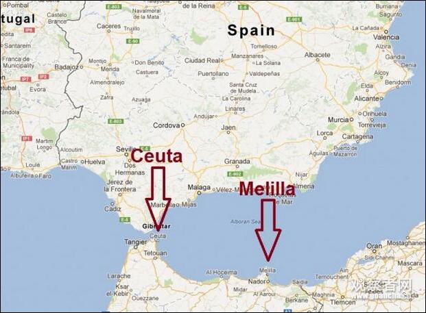 800移民硬闯西班牙 飞地 ,直布罗陀海峡对岸慌得不行