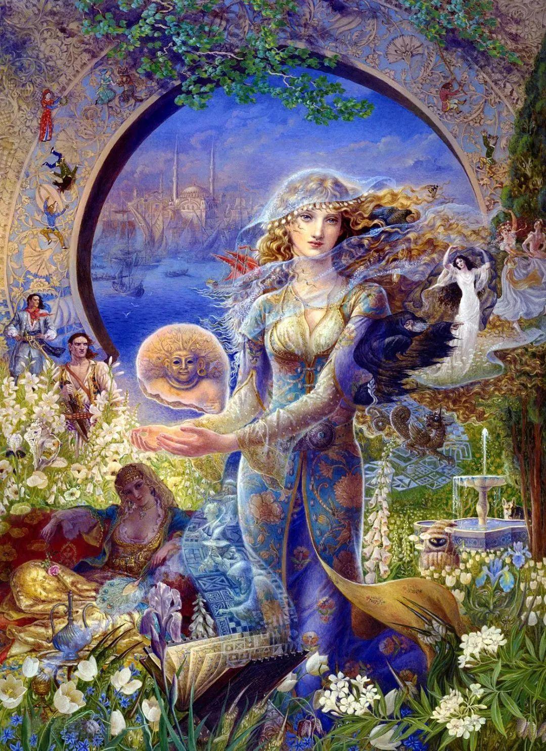 78岁老奶奶的古典美人神作,美到震撼绘画界!