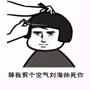 带头发丝的表情微信分享展示