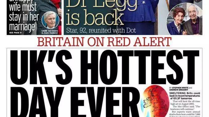救救英国人吧，30多度热死2000人！