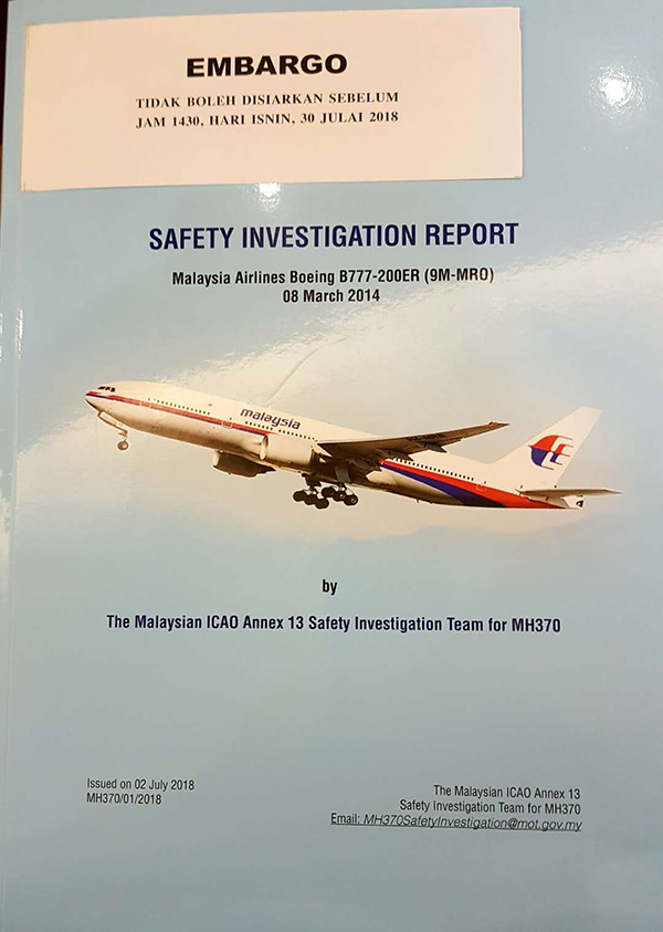 MH370新报告将公布，失联者家属对报告存疑望确切答案