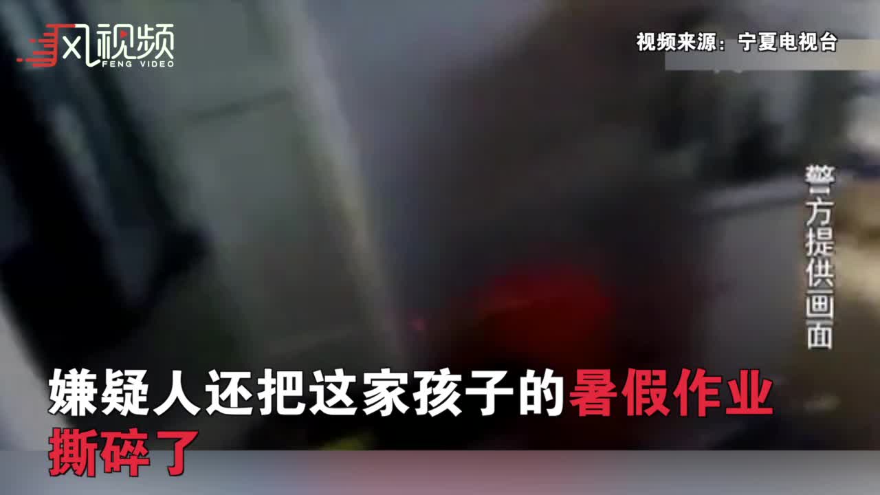 奇葩小偷入室盗窃还撕了孩子的暑假作业