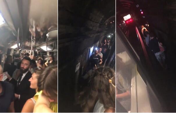 巴黎地铁停电：逾3000乘客“热晕” 摸黑走出地铁站