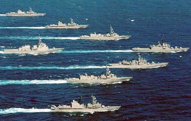 中日海军力量真实数据对比 10年前中国