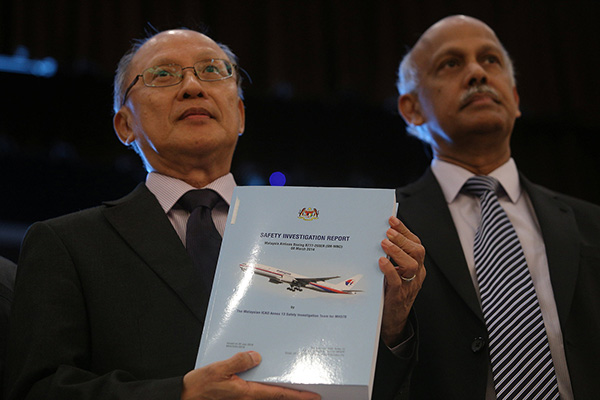 中国家属追问下 MH370调查组承认报告有未公开内容