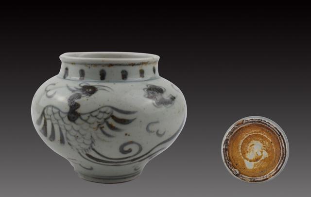 明洪武青花凤纹罐瓷器鉴赏