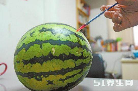 好吃的西瓜靠打针？