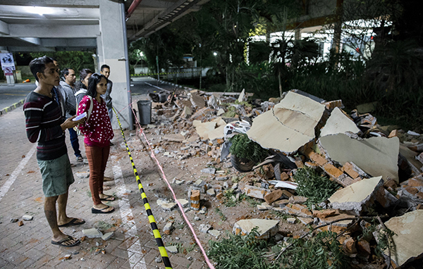 印尼7.0级地震目前已造成91人死亡，无外国人
