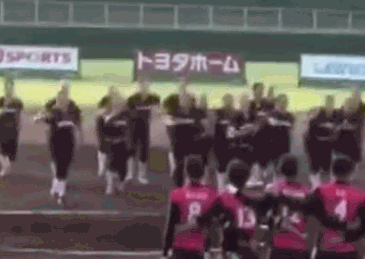 新西兰女子垒球队赛前跳毛利战舞，却被台湾人撒了一地盐
