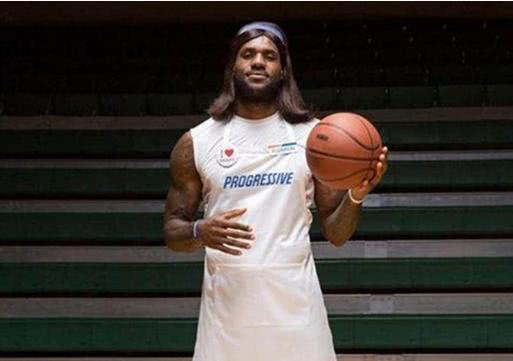 NBA谁戴假发最有喜感?詹姆斯男扮女装引众人