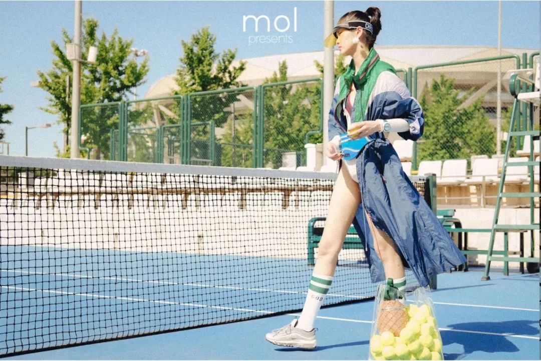 新面孔Model]李芙瑶最新时尚运动大片 时髦网球少女养成记