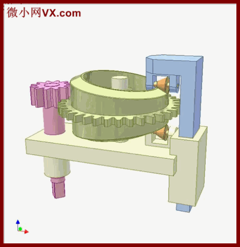 创意gif:电梯门就是靠链条传动来实现开关门 还有更