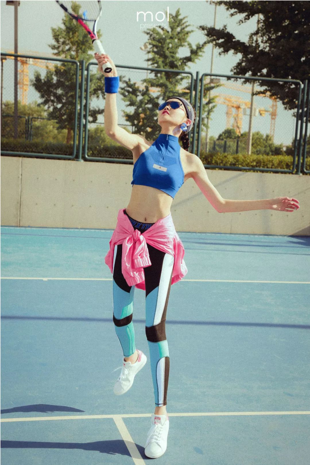 新面孔Model]李芙瑶最新时尚运动大片 时髦网球少女养成记