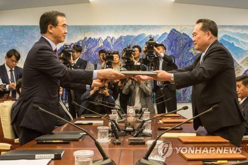 韩朝将举行高级别会谈筹备首脑会晤 会晤时间暂不详