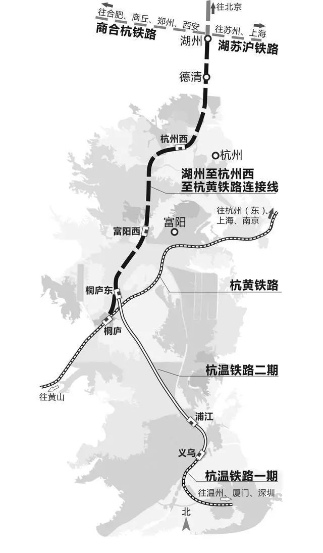 湖州至杭州高铁获批：时速350公里，新设杭州西站